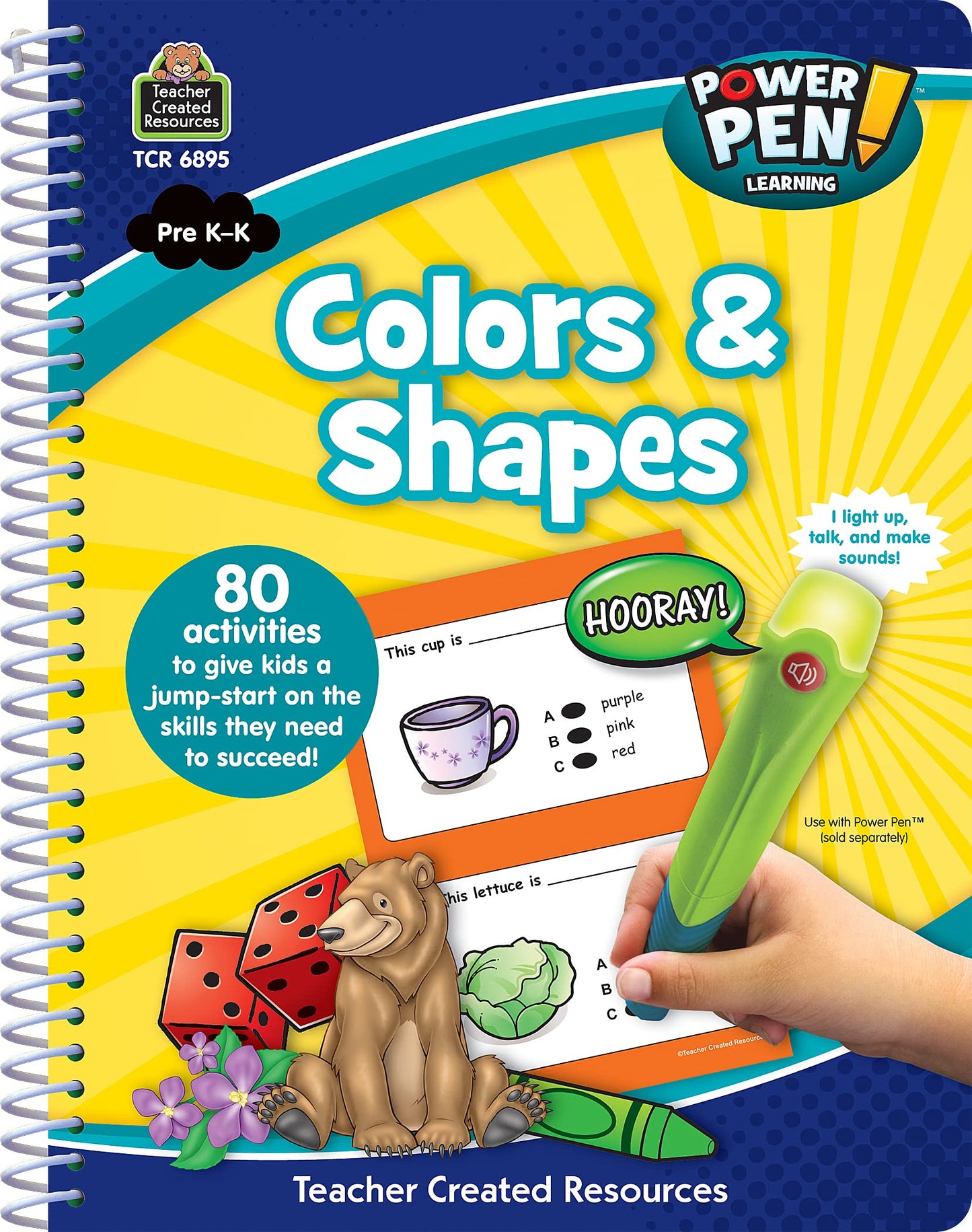 Teacher Created Resources Power Pen & Learning Books Set - 4 Book Set
