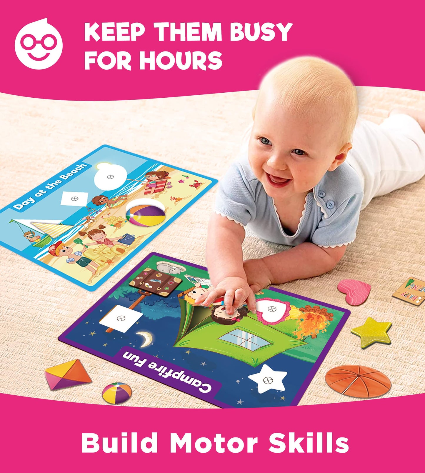 Doctor Jupiter My First Box of Learning | Toys for Toddlers Ages 1-2-3 | Toddler Learning & Educational Activities for 1+ Year Old Girls | Gift Ideas for Birthdays