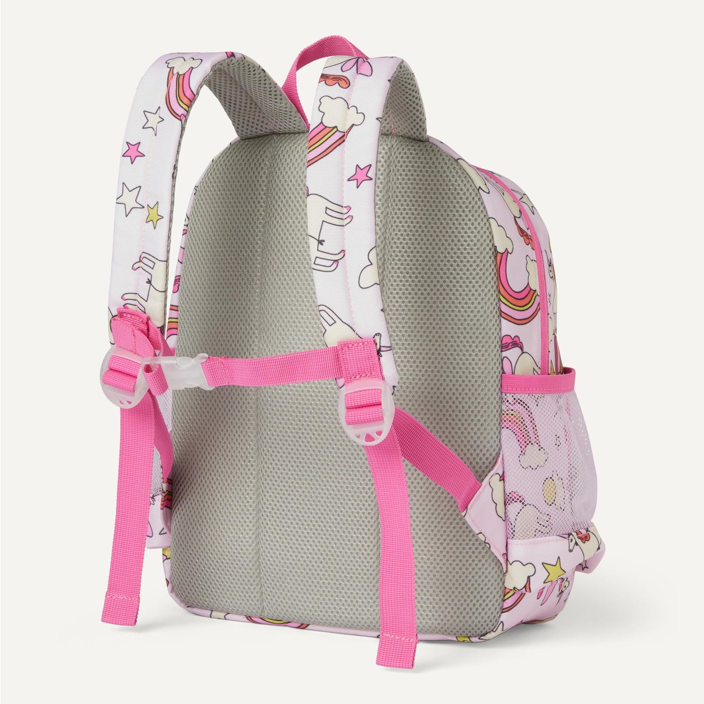 Amazon Essentials Kids School Backpack with Multiple Storage Pockets, Durable Tear-Resistant Daypack for Books and Supplies, Pink