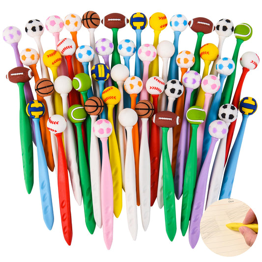 48 Pcs Cute Sport Bobblehead Eraser for Pencils Kawaii Erasers Cute Fun Cartoon Erasers Supplies Birthday Classroom Gifts