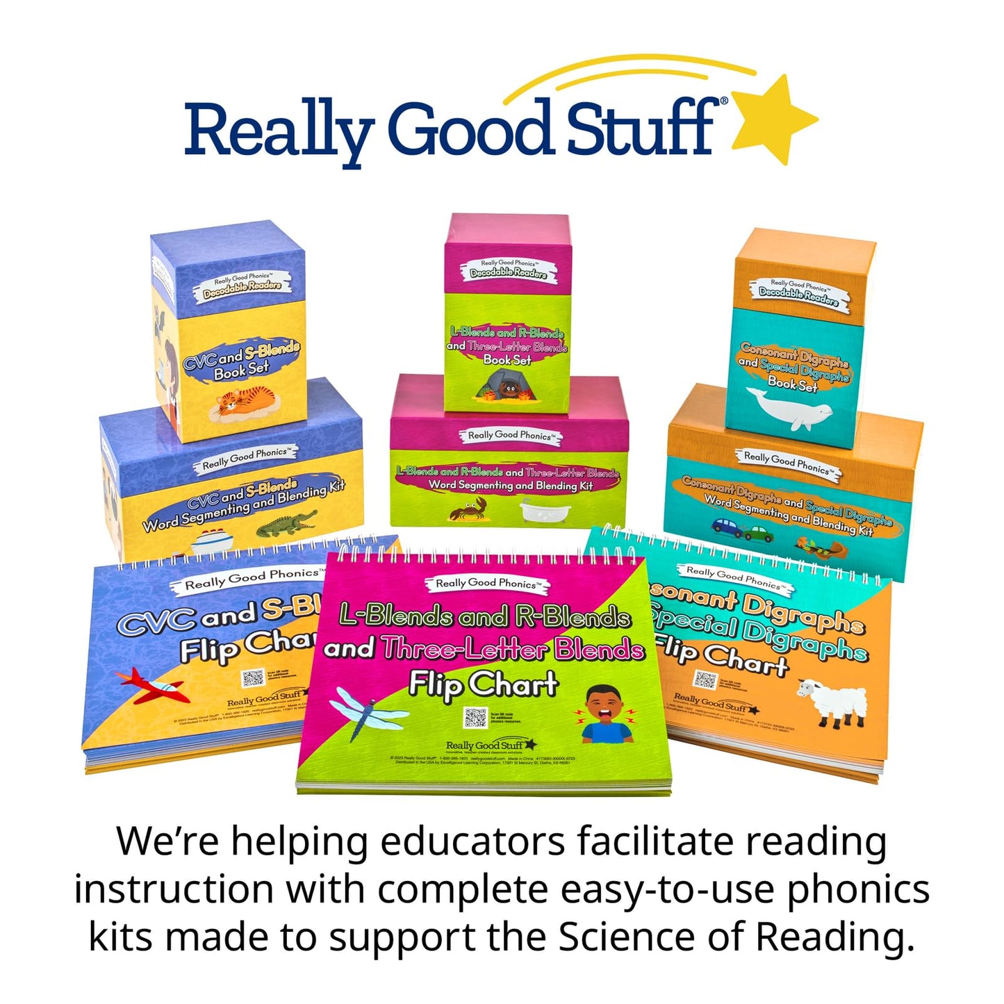 Really Good Phonics- Decodable Readers - Consonant Digraphs and Special Digraphs Book Set - Educational Toys, Reading Games for Kids, Learning Activities, Homeschool & Classroom Must Haves
