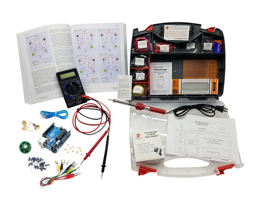 Make: Electronics 3rd Kit 1 & 2 Ultimate Bundle Includes Book & Deluxe Kits - Beginner Intermediate & Advanced Component Pack Follows The Experiments in Make: Electronics Third by Charles Platt
