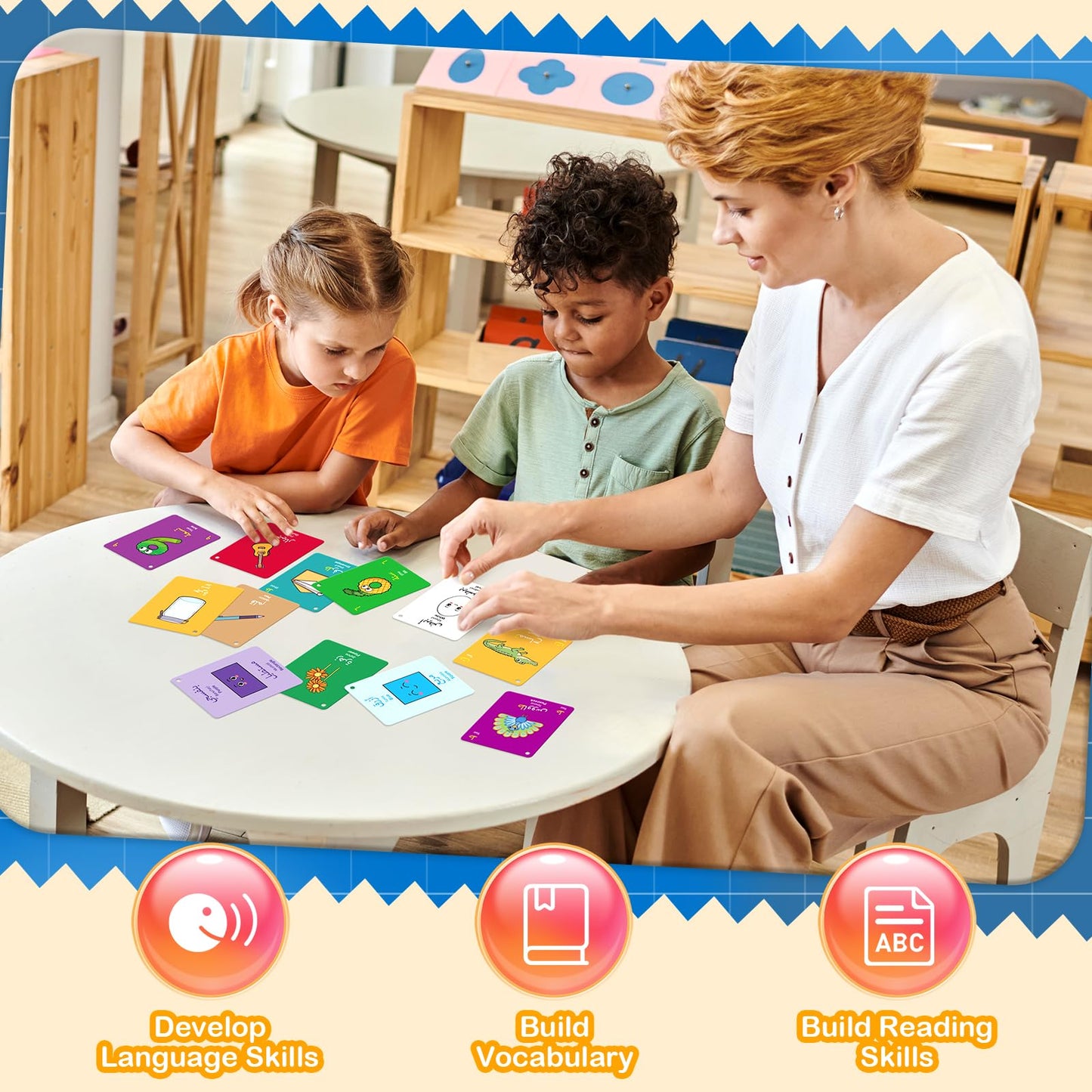 48 Arabic Toddler Flash Cards, Baby Cognitive Flashcards for Kids, Learn Arabic Letters, Number, Color, Shape & Sight Words, Educational Toys with English Transliteration for Preschool Kindergarten
