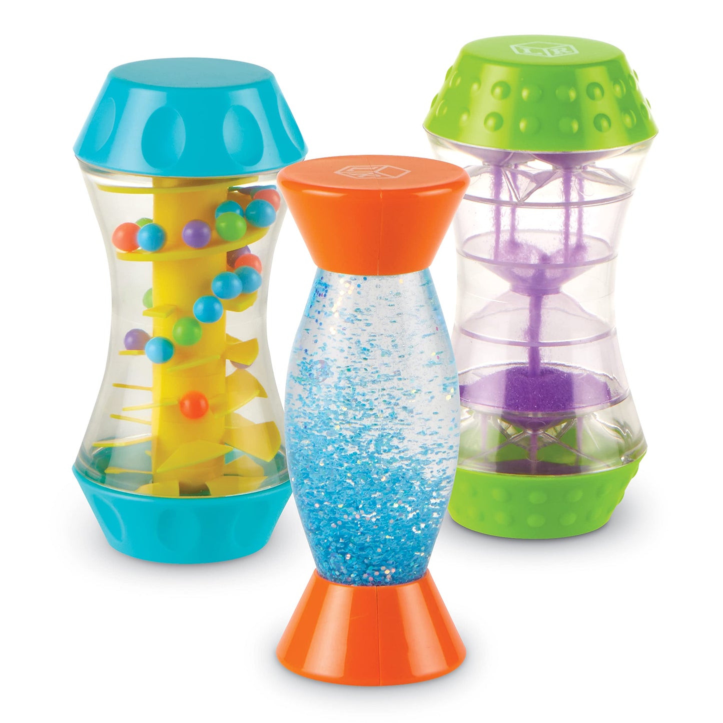 Learning Resources Sensory Trio Fidget Tubes - Sensory Toys for Toddlers, Calming Kids Fidget Toys, Classroom Calm Down Corner Supplies, Special Needs Travel Fidgets, Preschool Quiet Time Items