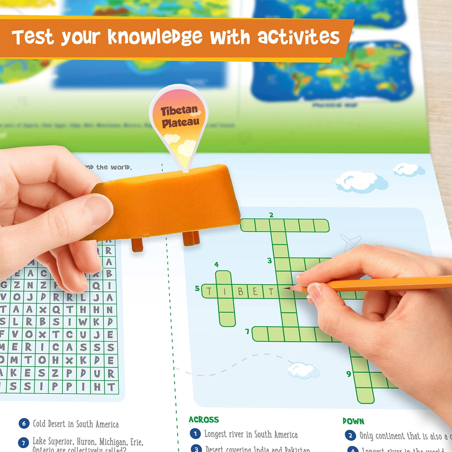 Imagimake Mapology Physical Features | World Map for Kids | 3D Puzzles for Ages 8-10 | Educational Toys for Kids 8-12 | Gifts for Boys & Girls 8-12 | Building Toys Gift for Birthday and Summer
