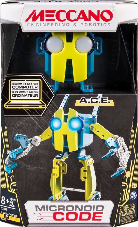 Meccano-Erector - Micronoid Code A.C.E. Programmable Robot Building Kit