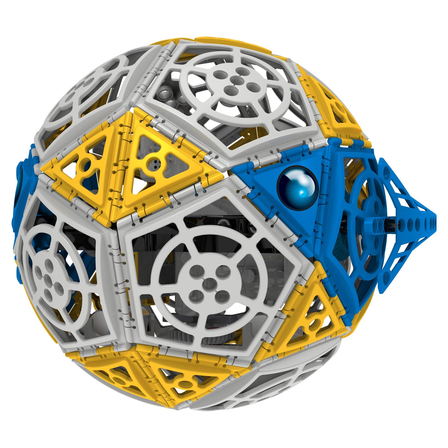 Thames & Kosmos Robotics: Smart Machines - Super Sphere STEM Experiment Kit | Build & Program a 9-inch Robotic Sphere + 6 Other Robot Models | Basic Coding | Color Manual | Requires Tablet, Smartphone