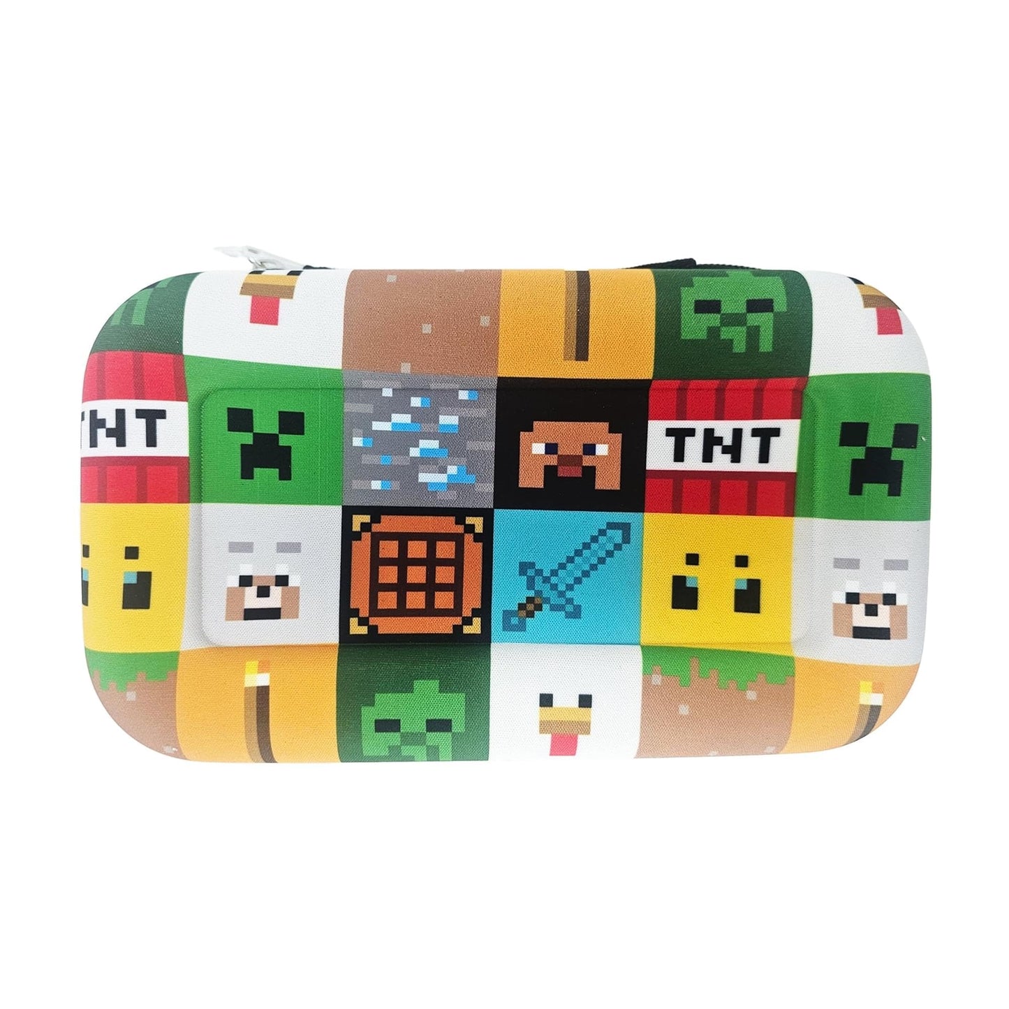 Minecraft Molded Pencil Case with Zipper Closure