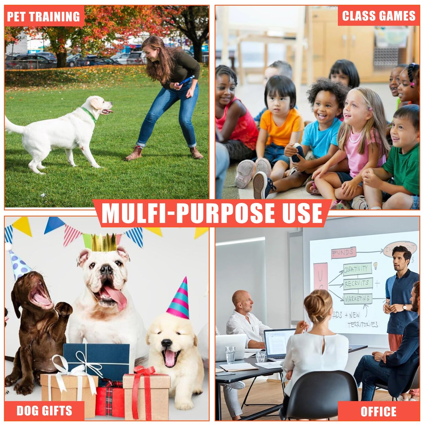 Game Show Buzzer, Sound Button Mischief Gifts Universal Pet Training Low Power Consumption Press Type Funny for Study Office Home