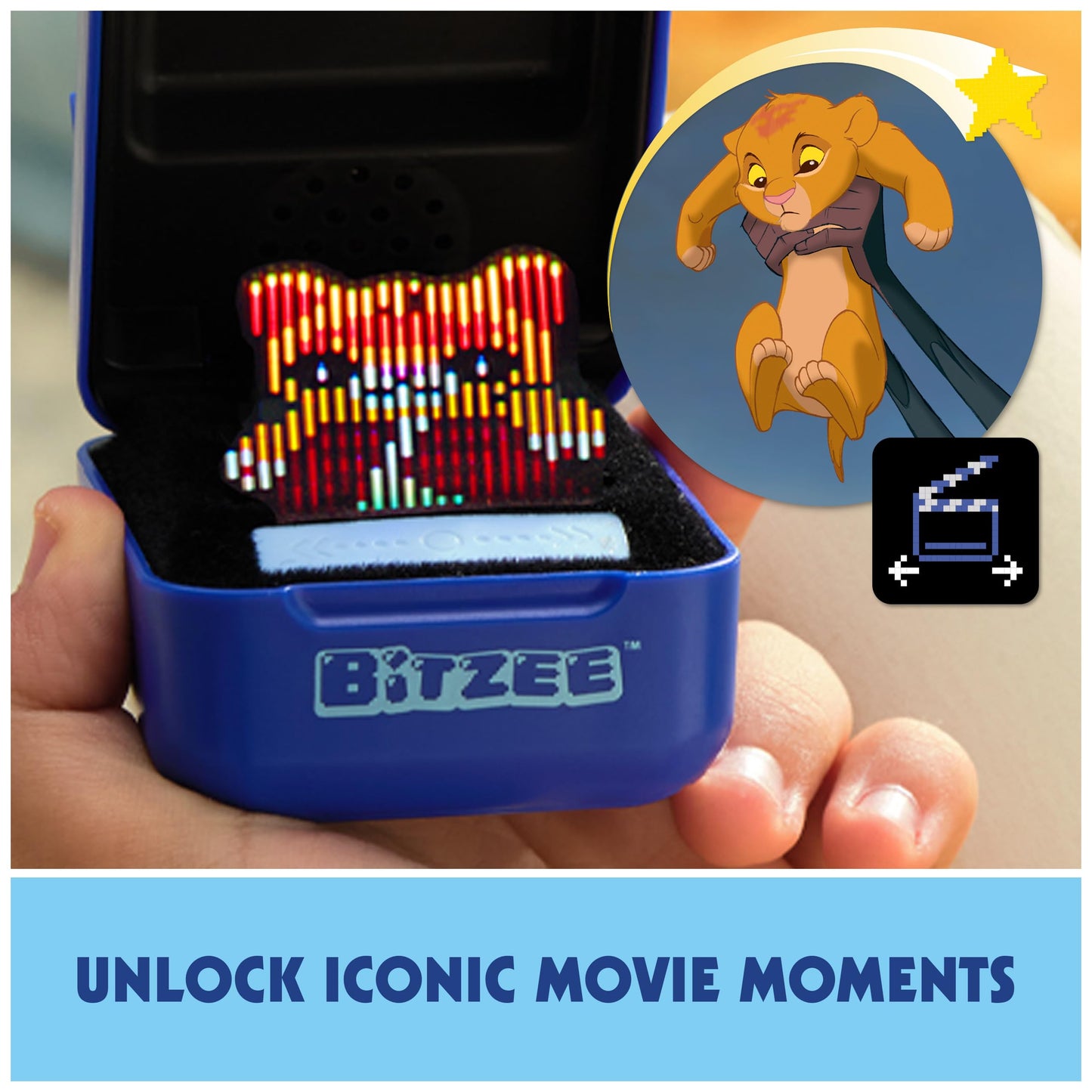 BITZEE, Disney with 30 Interactive Characters Inside, Reacts to Swipes, Tilts & Taps, Disney Toys & Digital Pet Boys & Girls Toys