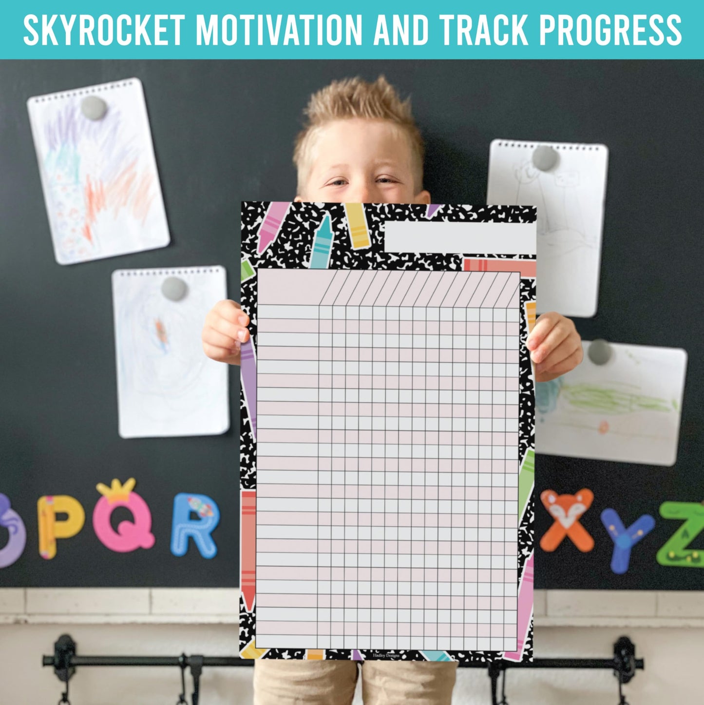 Attendance Chart for Classroom Management - 8 Incentive Chart for Classroom Essentials, 11x17 Student Behavior Charts and Homework Tracker, Teachers Class Attendance and Assignments Log