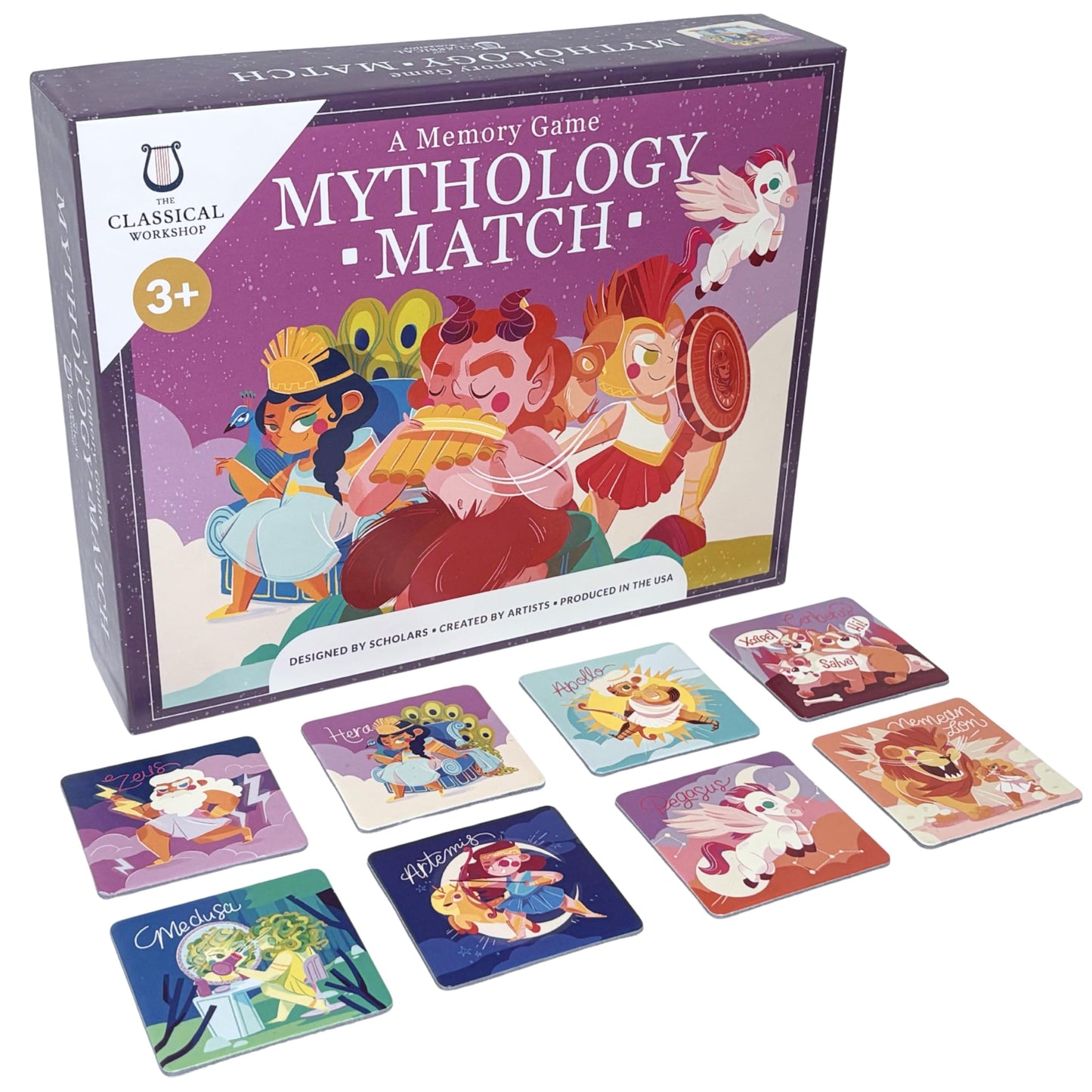 The Classical Workshop Mythology Match: an Educational Memory Matching Game