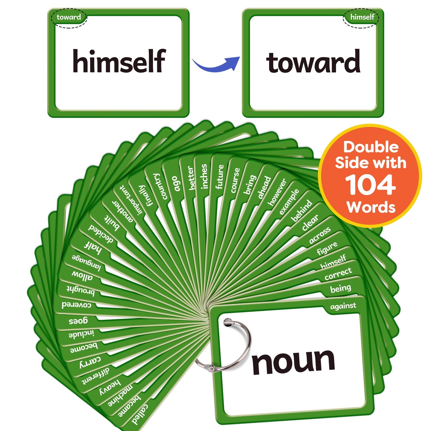 Torlam Sight Words Flash Cards for Kids 3rd Grade,Learn to Read Digraphs CVC Blends Long Vowel Sounds Spelling Reading Phonics Games for 8-9 Years, Site Words Classroom Homeschool