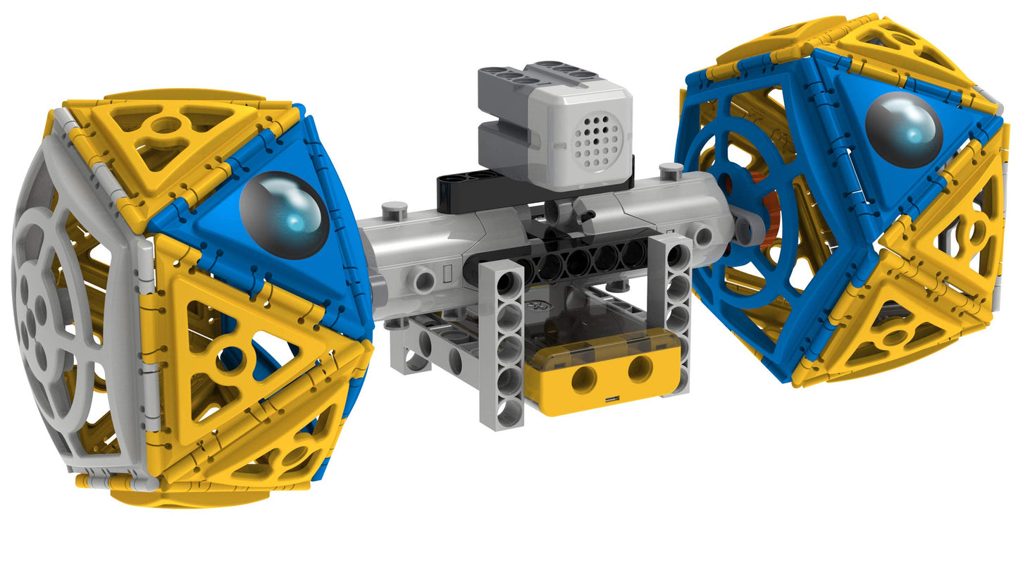 Thames & Kosmos Robotics: Smart Machines - Super Sphere STEM Experiment Kit | Build & Program a 9-inch Robotic Sphere + 6 Other Robot Models | Basic Coding | Color Manual | Requires Tablet, Smartphone