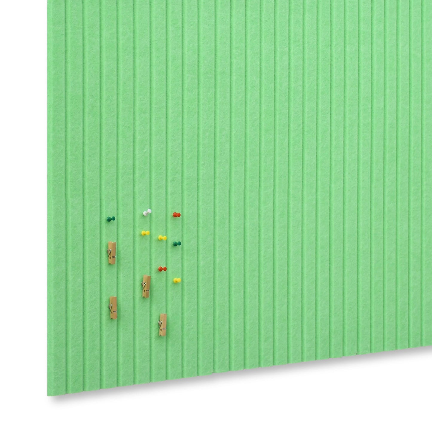 YOUDEFUL Large Cork Board Alternative-12 Pcs Self-Adhesive Felt Bulletin Board Tiles, Felt Pin Board Cork Board Tiles for Home Office Wall Decor, Tack Board 47"x35" (Green