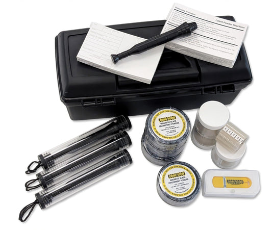 Classroom Fingerprint Kit - Serves 4 Work Groups of Students - Lift at Least 100 Fingerprints (Magnetic Jet Black)