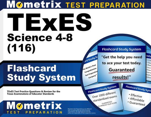 TExES Science 4-8 (116) Flashcard Study System: TExES Test Practice Questions & Review for the Texas Examinations of Educator Standards (Cards)