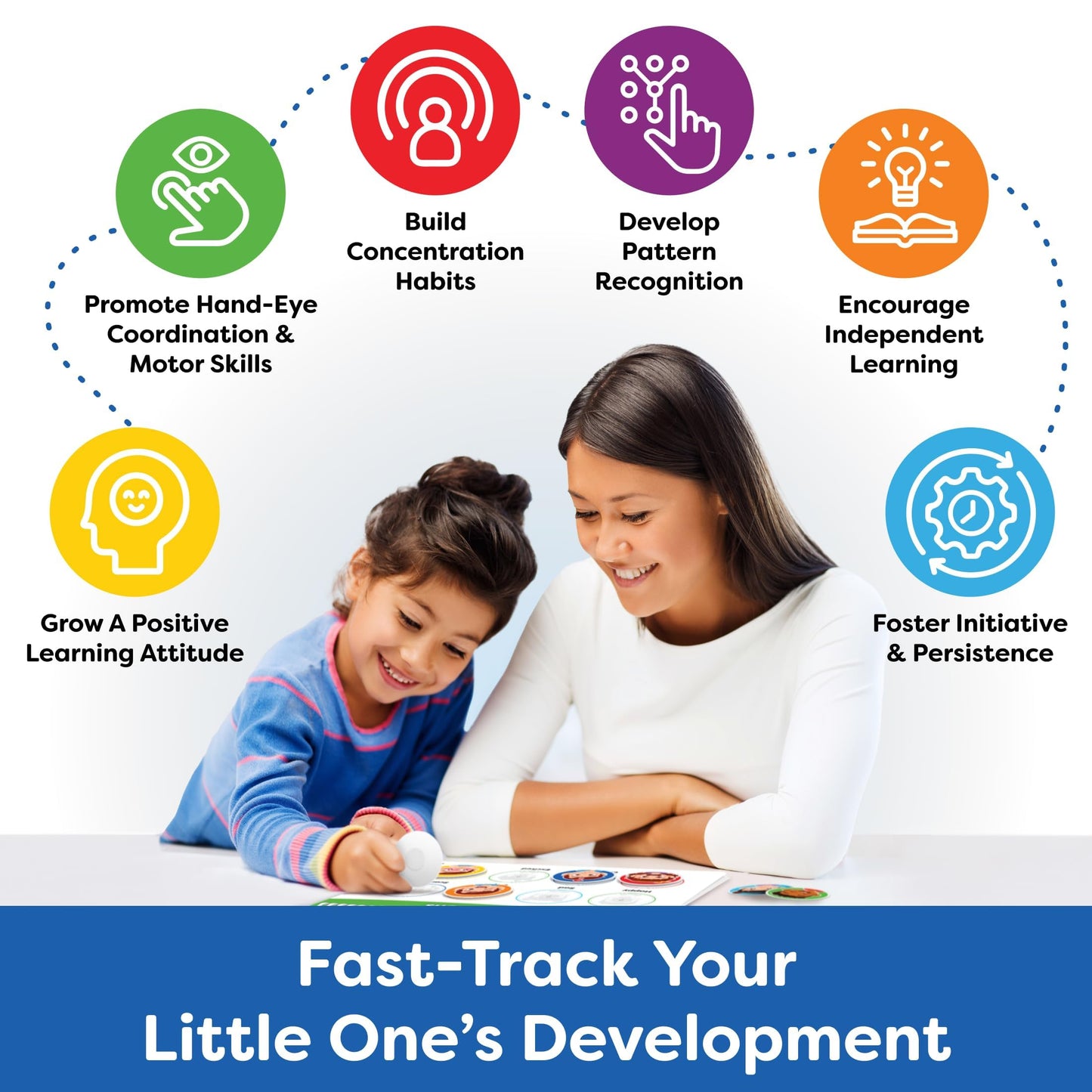 Montessori Preschool Busy Book for Toddlers Ages 3 and Up - Preassembled - Preschool Learning Activities Montessori Educational Toys - Gifts for 3 Year Old Boys, Toddler Learning Toys Activities