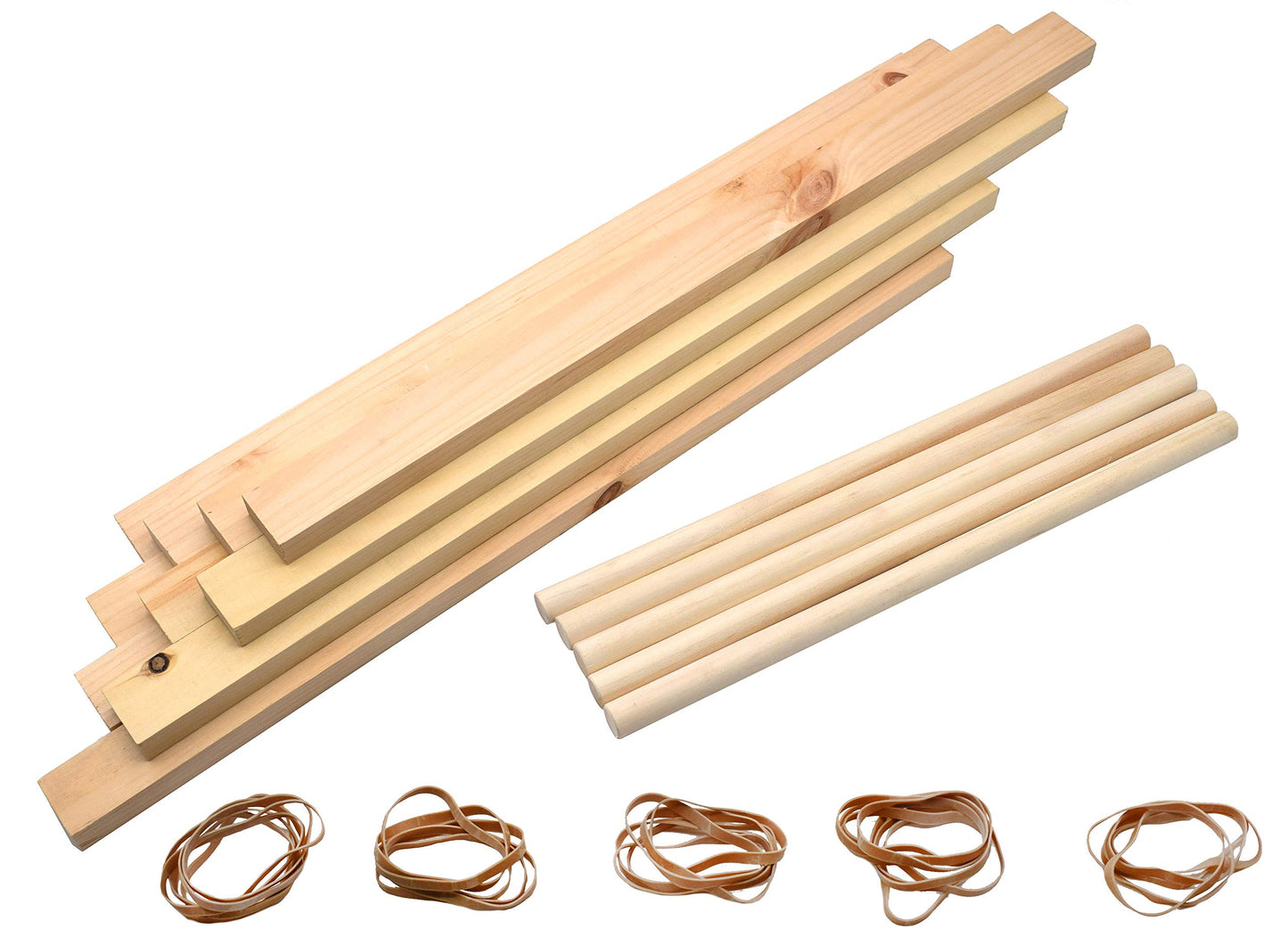 EISCO Leonardo Da Vinci Bridge Kit - STEM Learning - Explore Engineering Principles, Gravitational & Lateral Forces- Garage Physics