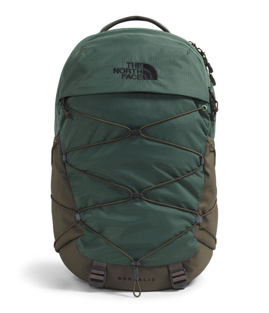 The North Face Borealis Commuter Laptop Backpack - Water Repellent, Laptop Sleeve, Large Main Compartment, Duck Green/New Taupe Green, One Size