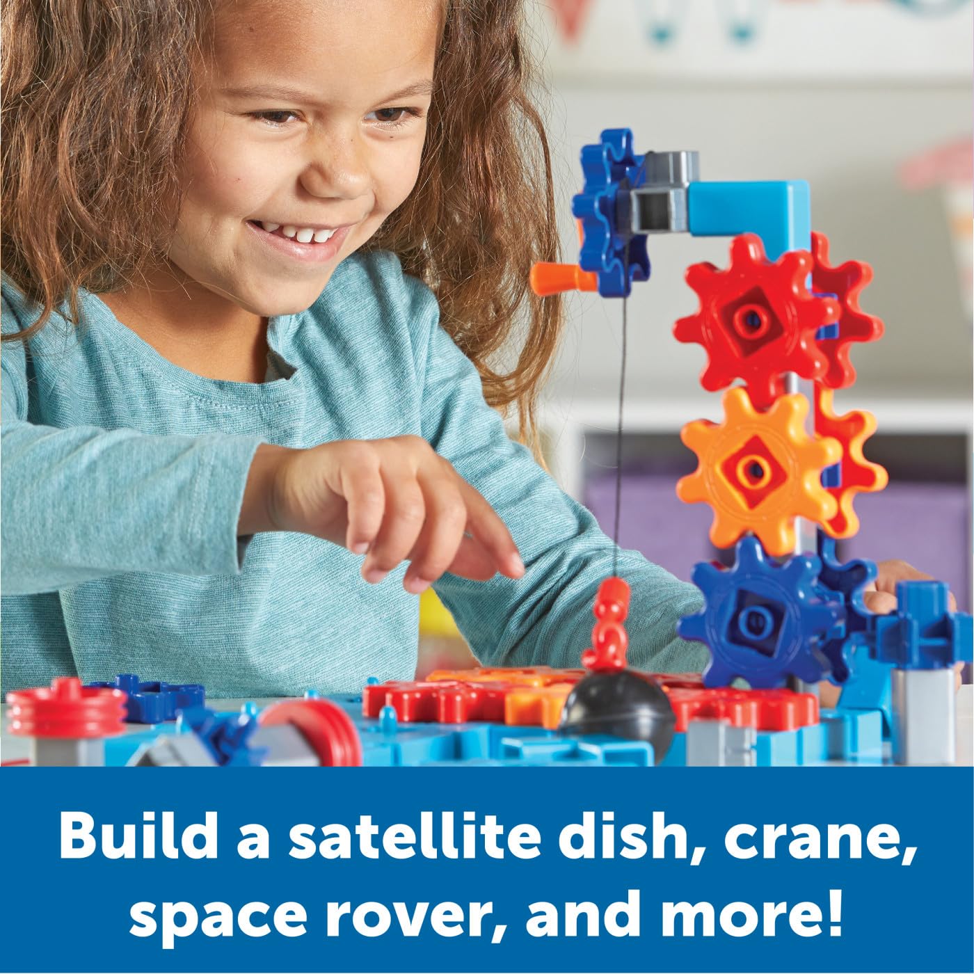 Learning Resources STEM Explorers Machine Makers - 60 Pieces, Ages 5+, Building Montessori Toys, Engineering Activities, Fine Motor Skills