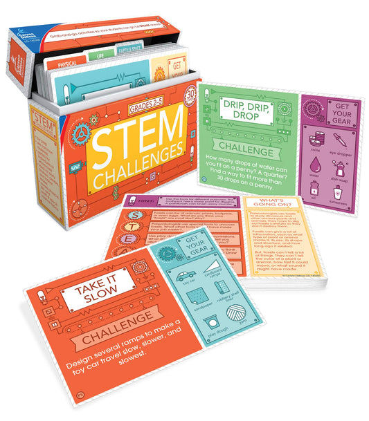 Carson Dellosa Stem Challenges, Seasonal, Physical, Life, Earth and Space Science Kits for Kids Ages 7-10, Educational Games and Experiments for 2nd Grade and Up