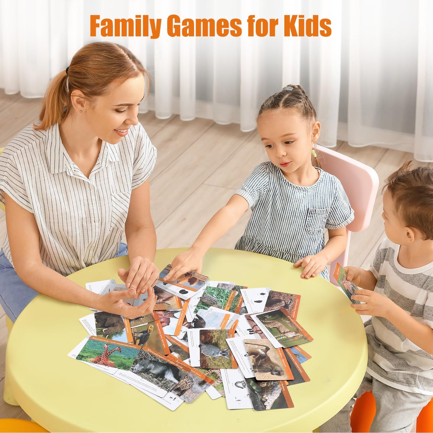 MEROCO Safari Animal Tracks Cards Game,Animal Flash Cards,Animal Tracks Matching Game,Kids Science Learning Educational Toys Homeschool Preschool Autism Learning Materials