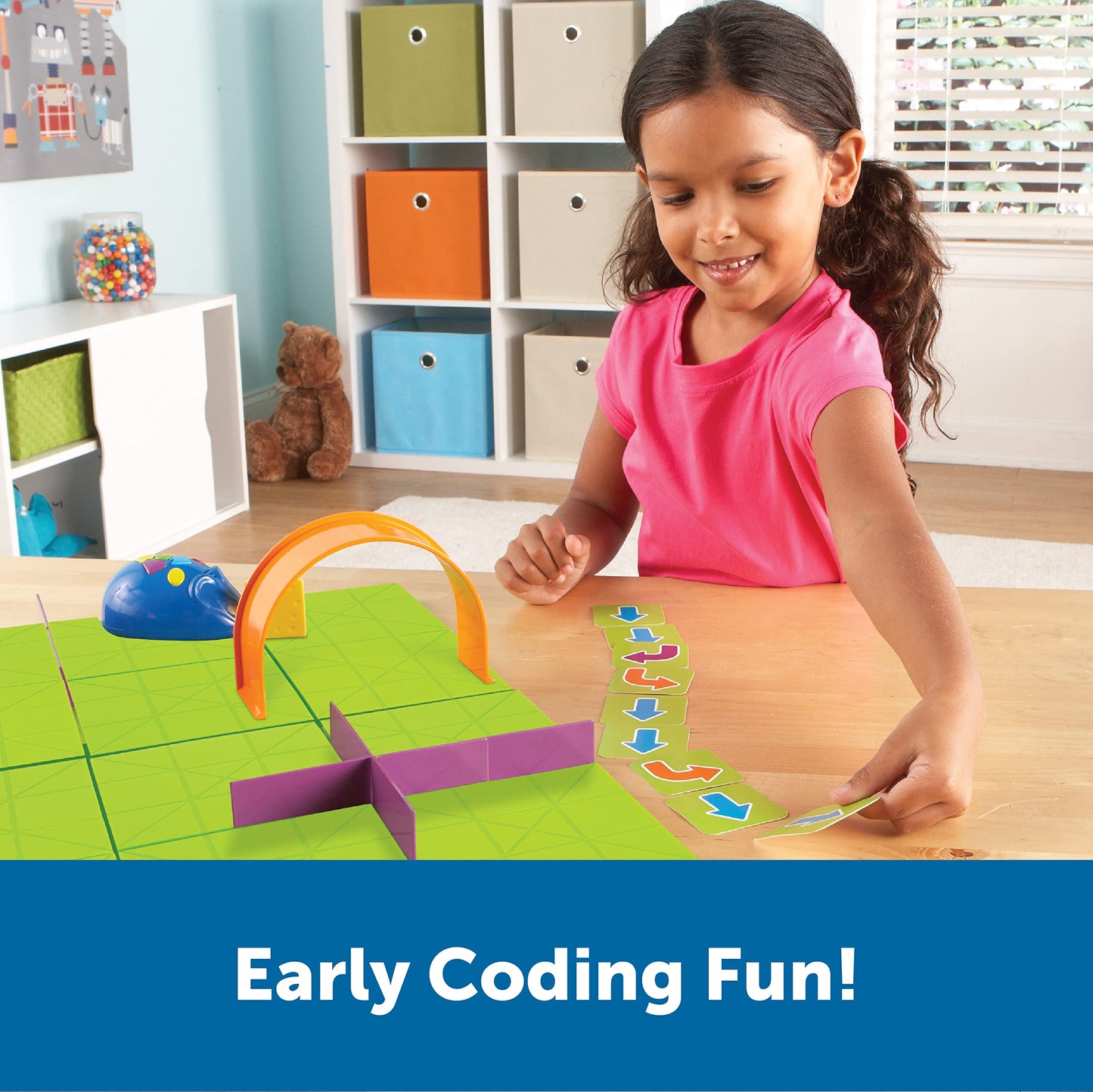 Learning Resources Code & Go┬« Robot Mouse Activity Set, ScreenΓÇæFree Coding Robot Toy, Early Programming for Kids Ages 4+, STEM Robotics Kit