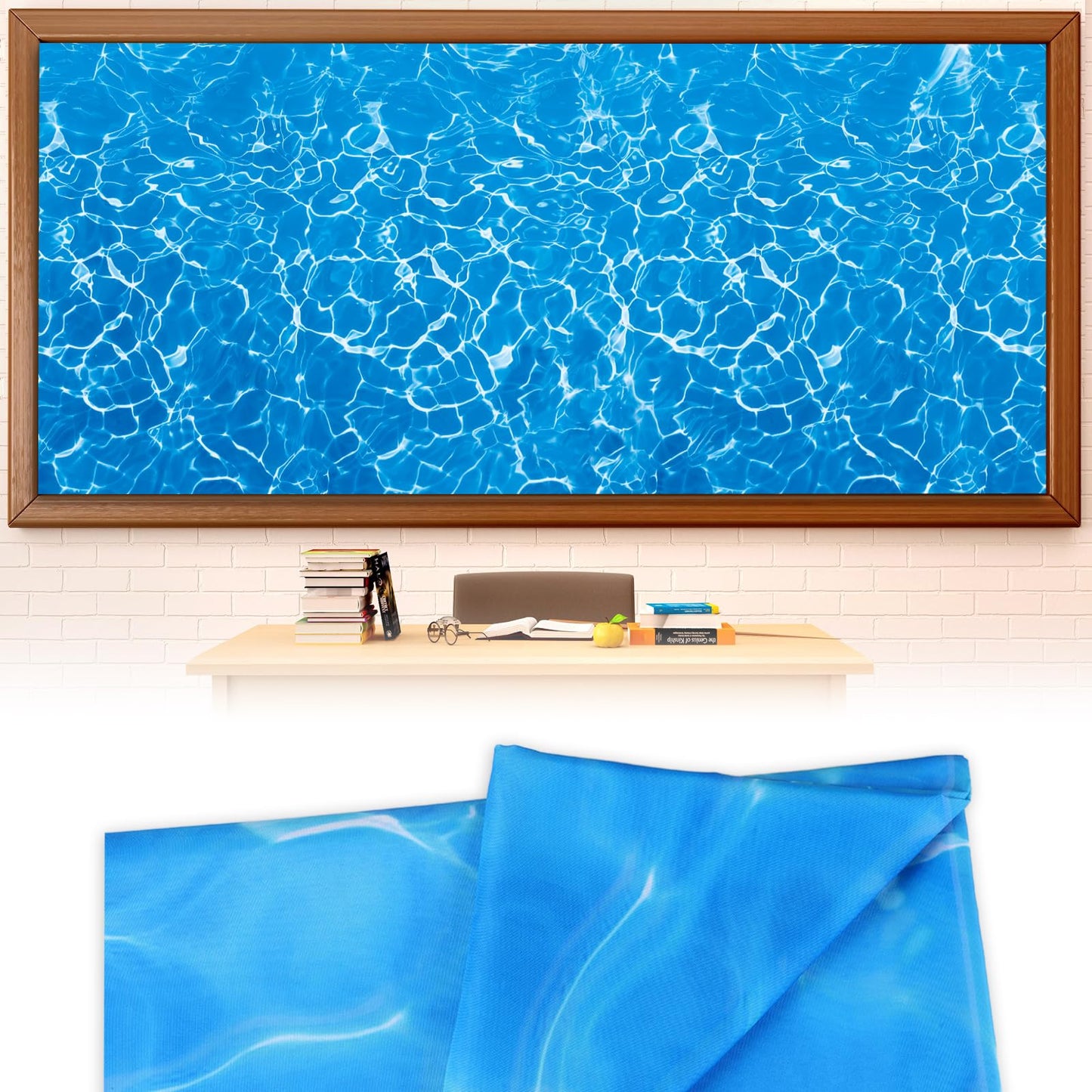 CHUNNIN Under The Sea Bulletin Board Decoration Ocean Theme Bulletin Board Background Creative Classroom Decor Arts Crafts Classroom Home Wall Decor Education Back to School Display Supplies