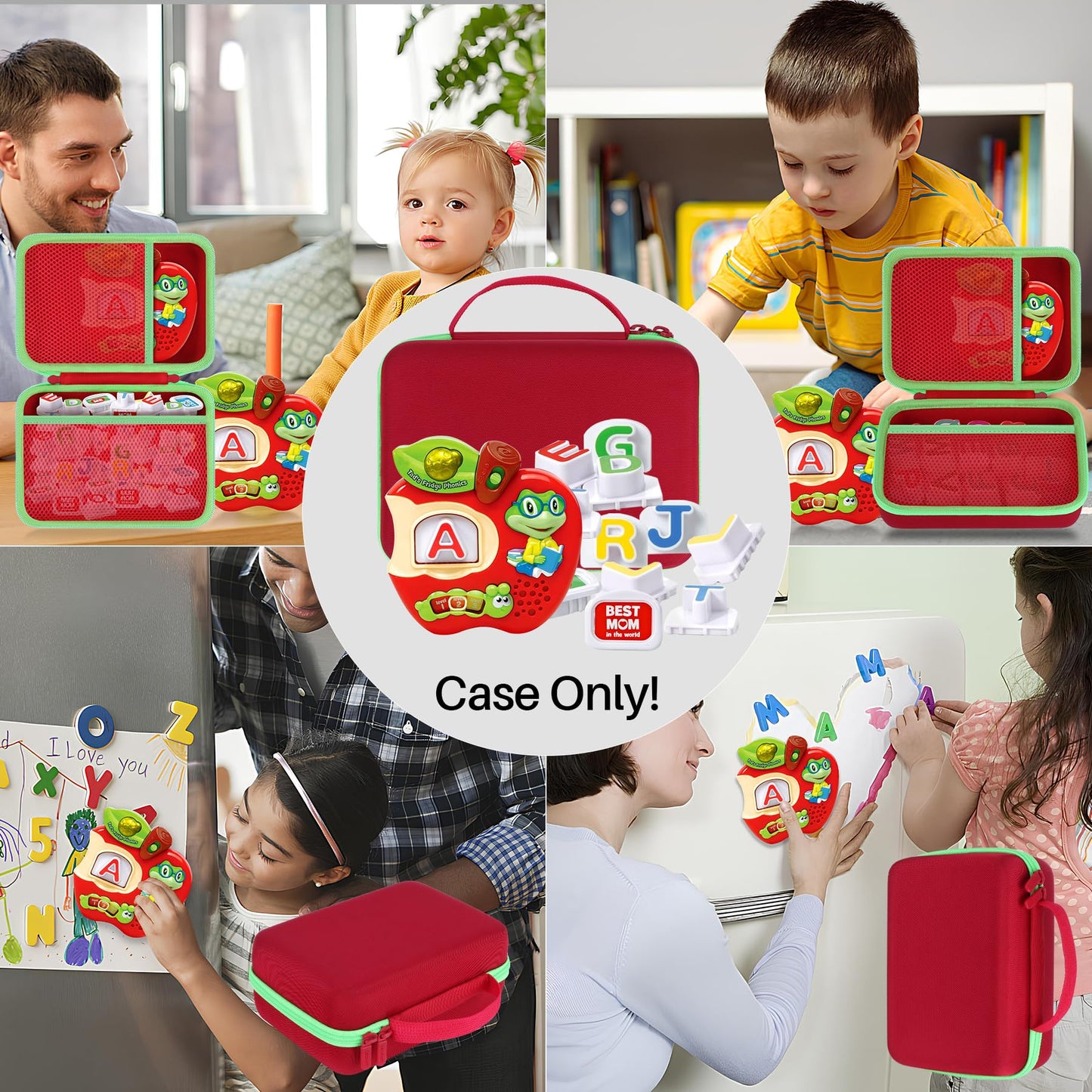 Lebakort Storage Case Compatible with LeapFrog Tad's Fridge Phonics Magnetic Letter Set