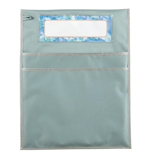 Really Good Stuff Store More Deluxe Dual Storage Deep Pocket Chair Pocket - Calm and Cool