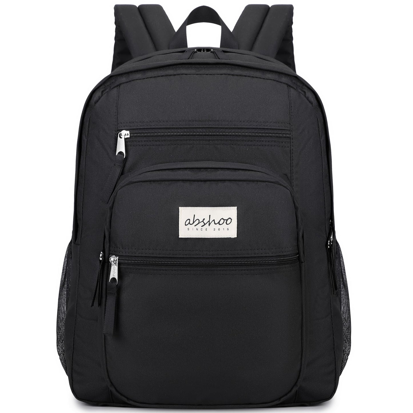 abshoo 34L Large Backpack for School Water Resistant Women Men Bookbag For College, Middle High School, Travel (Black)