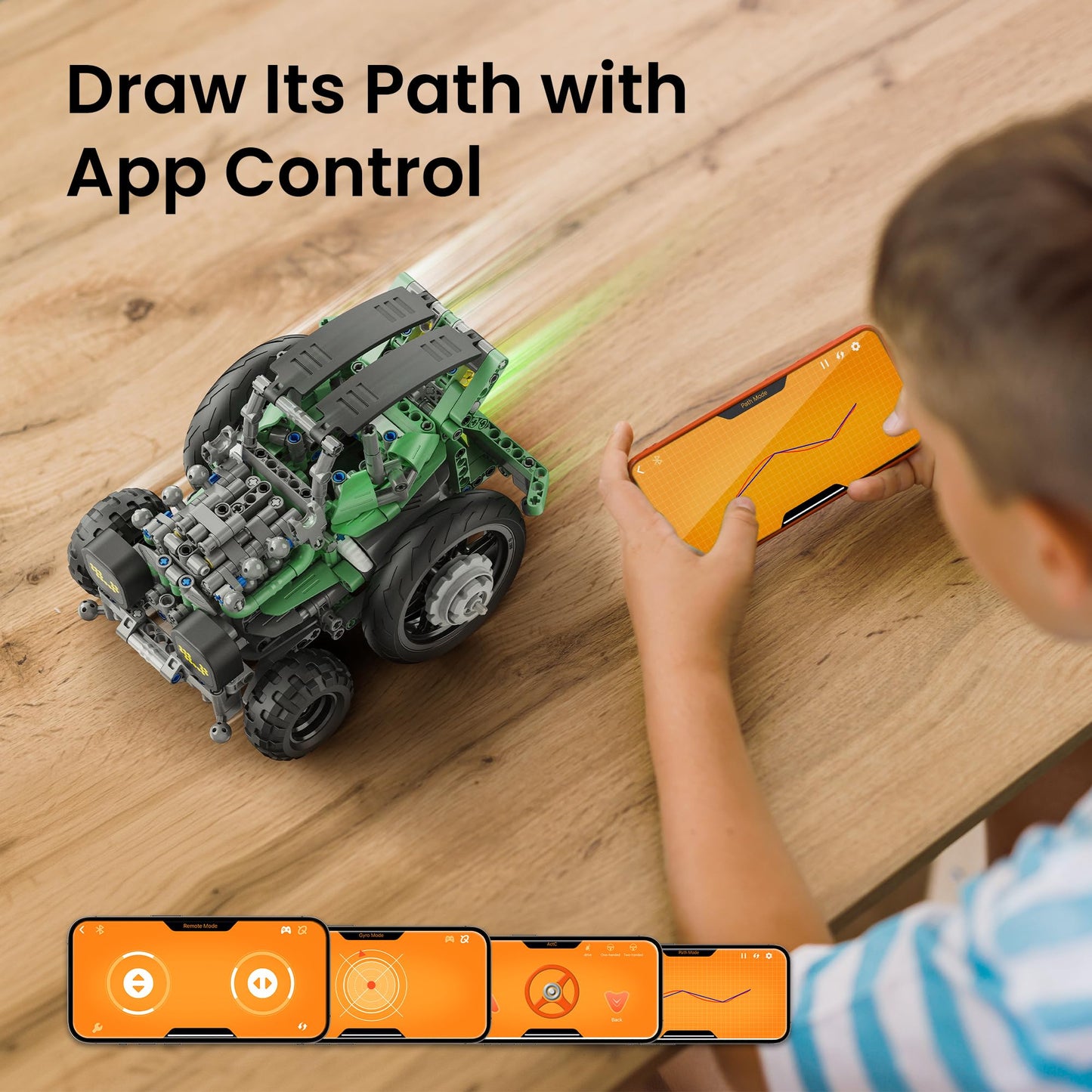 Sillbird Robot Car Building Kit with Remote Control for Boys Ages 8-14, STEM Coding Robotics Technic Toy Birthday Gifts for Kids, Buildable 5in1 Models with 727 Pieces