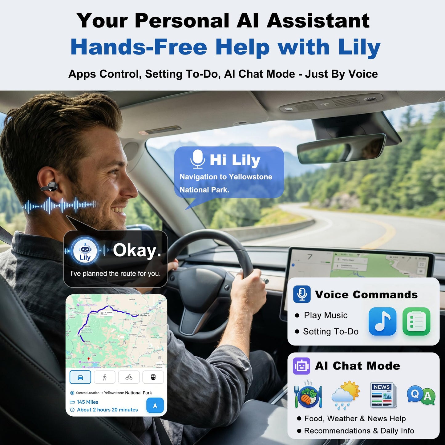 DOSUKE AI Translation Earbuds, 6 Modes Real-Time Bidirectional 40+ Languages, 6H Battery 24H Playtime, Audifonos Traductores Inglés Español, AI Meeting Assistant, Bluetooth 6.0 Open-Ear
