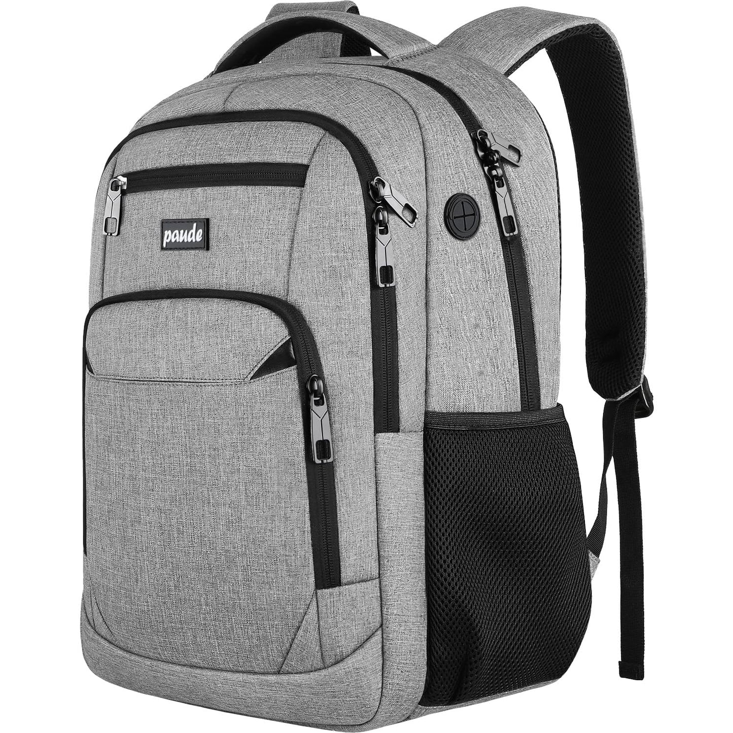 Paude Backpack School,17.3 Inch Travel Laptop Backpack,Bookbag for Teen Boys College Backpack with USB Charging Port,Waterproof