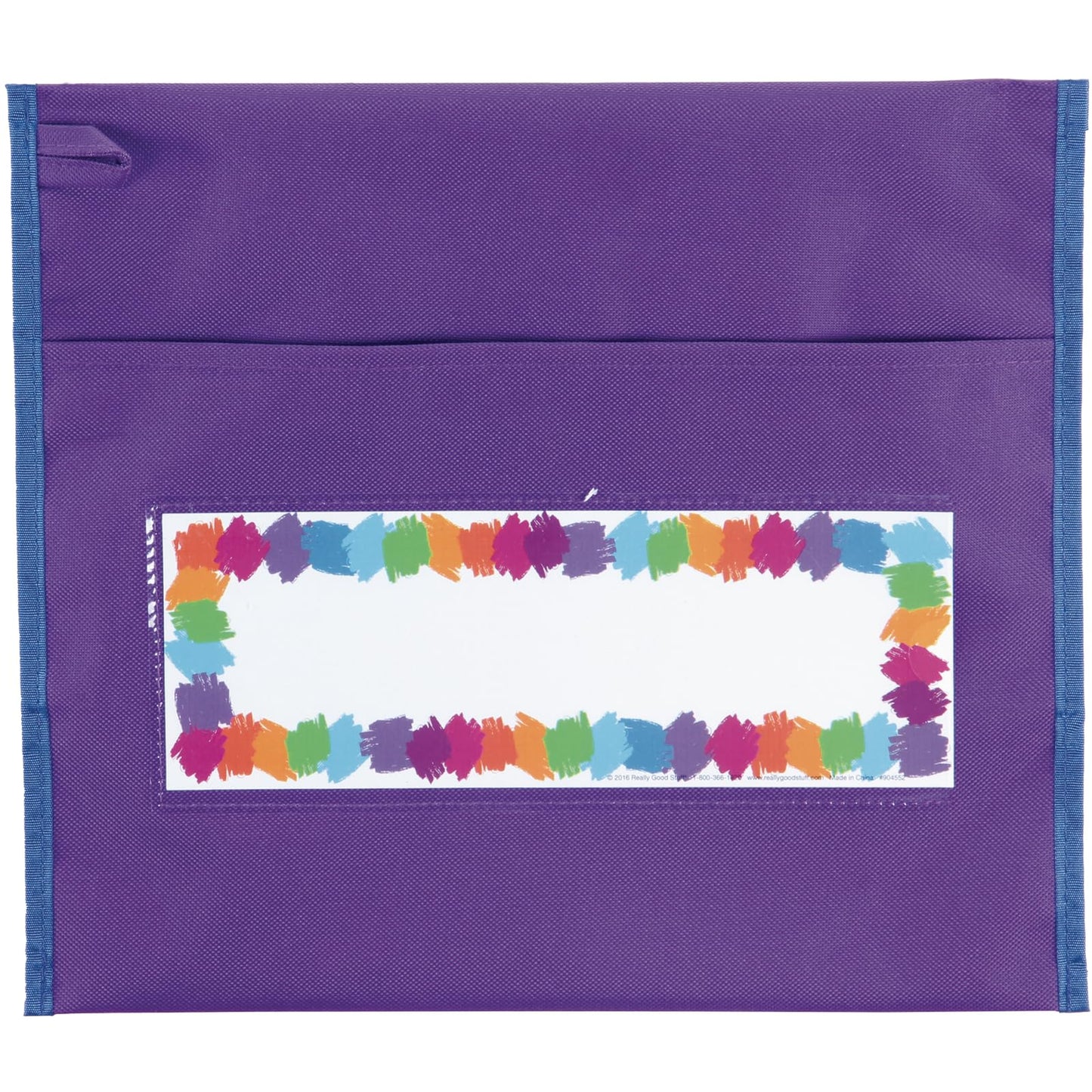 Really Good Stuff Early Childhood Classic Chair Pockets - Set of 6 - Purple/Blue - Classroom Essentials & Must Haves, Seat Sacks for Students, Desk Organizer, Storage Bag