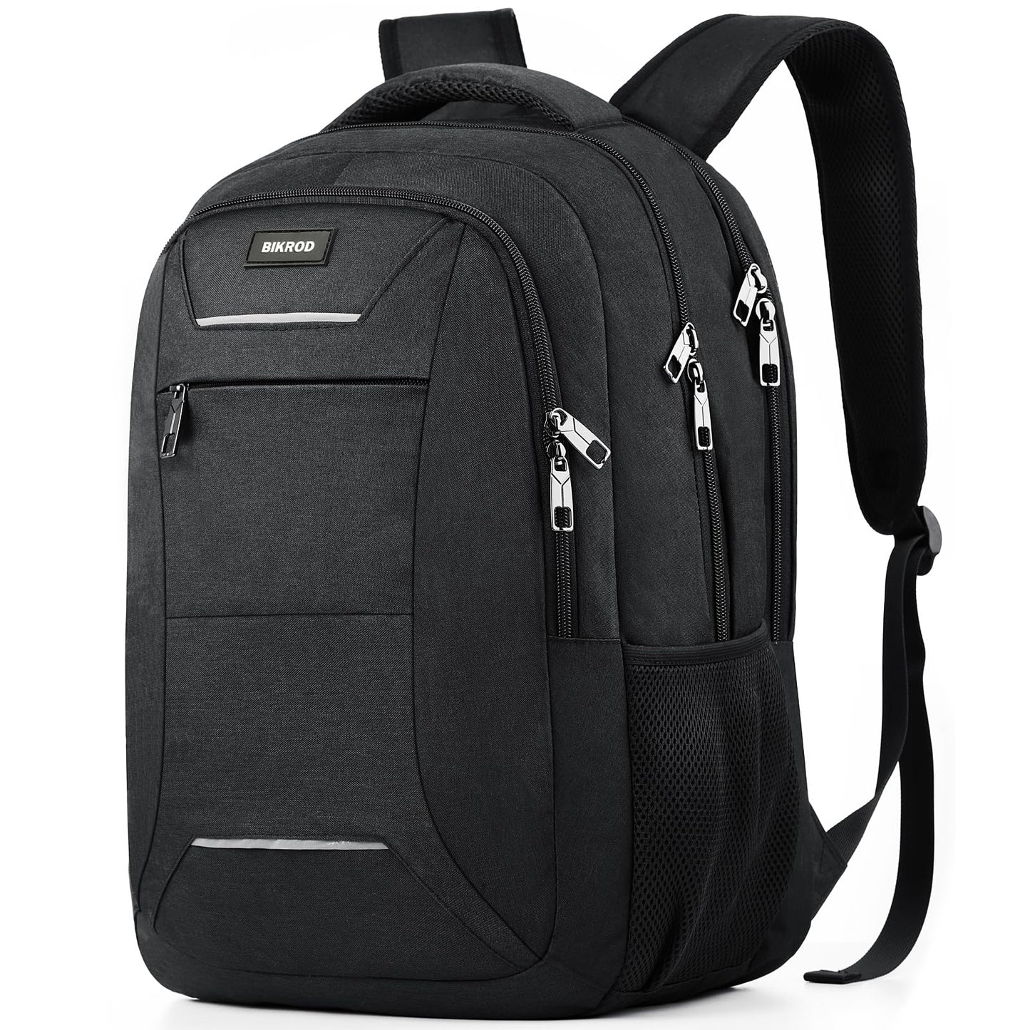 Backpack for Men and Women, School Backpack for Teens, Black Backpack for Boys with USB Charging Port Fits 15.6 Inch Laptop, Water Resistant Travel College Bookbag