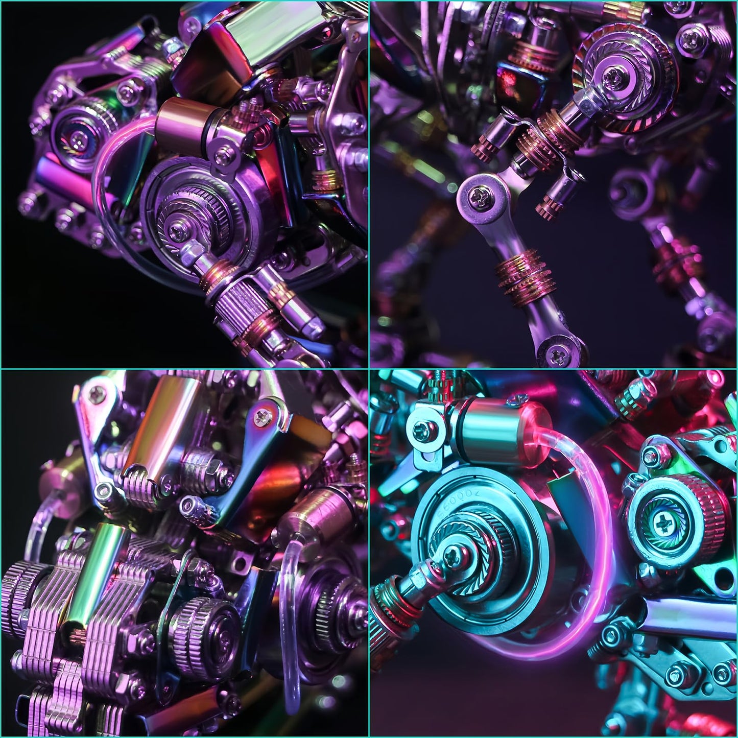 3D Metal Puzzle for Adults,Chameleon Puzzle Building Set，3D Metal Model Kit, Brain Teaser Puzzles DIY Assembling for Stress Relief - High end Men's Gift