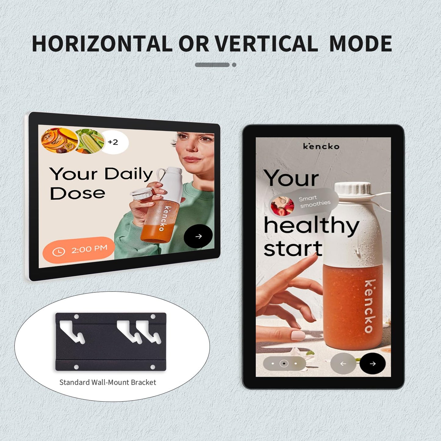 TouchWo 18.5 inch Capacitive Multi-Touch Screen Industrial Monitor, 16:9 Display 1920 x 1080P, Built-in Speakers, VGA, DVI & HD-MI Monitor for PC, POS, Small Business, Restaurant