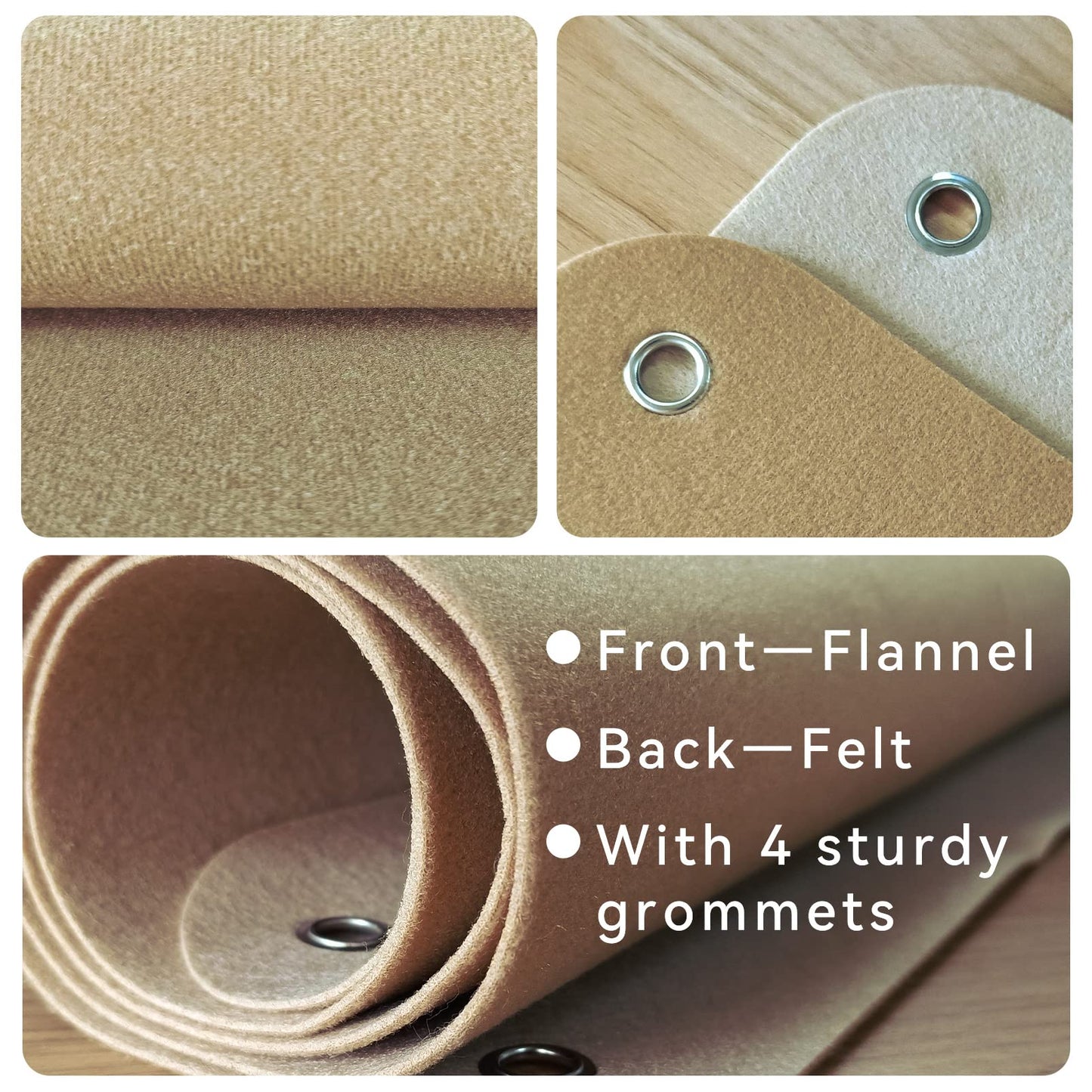 Craftstory 3.5 Feet Flannel-Board for Toddlers Preschool as Kids Felt Stories Activities Play Kits Wall-Hanging Birthday Gifts (Camel)
