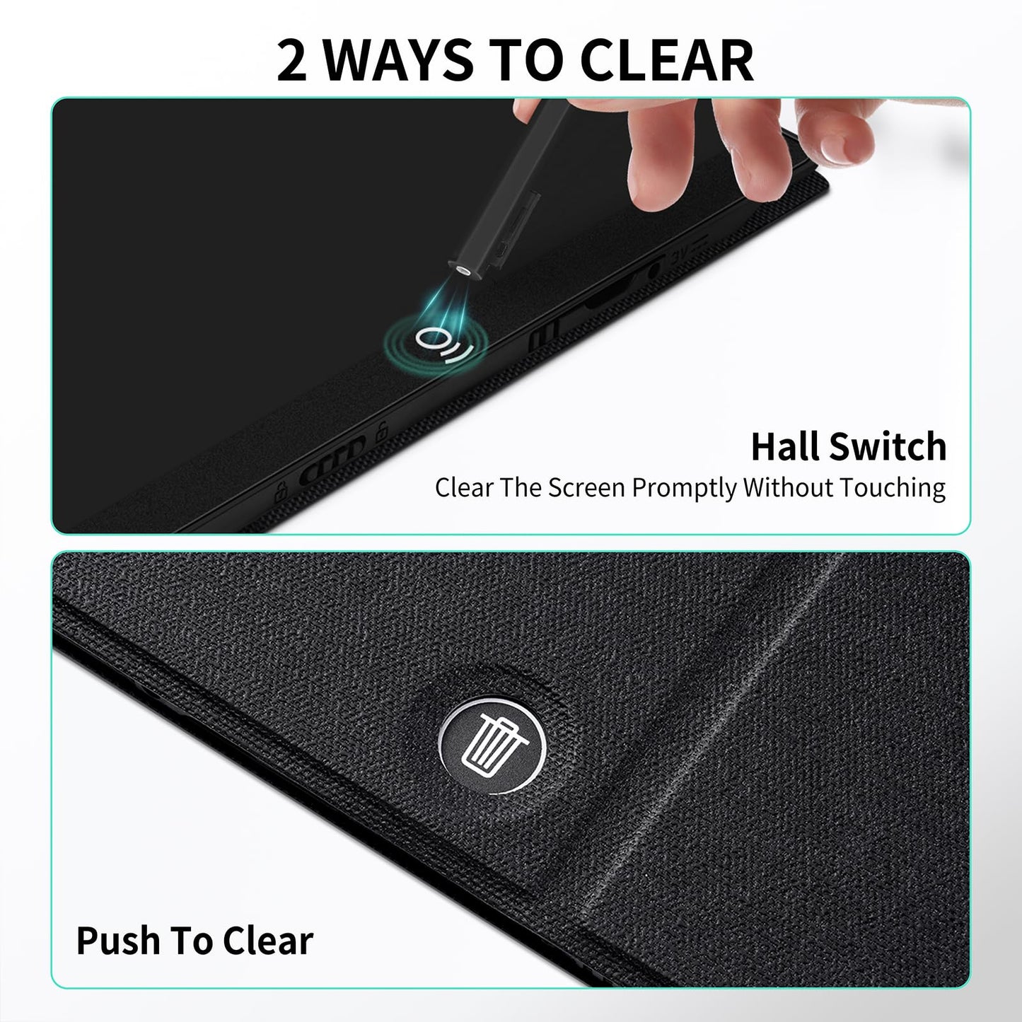 Full Screen LCD Writing Tablet: 11.5 Inch Writing Pad for Adults Kids Reusable Digital Notepad Portable Use for Office Study Teaching