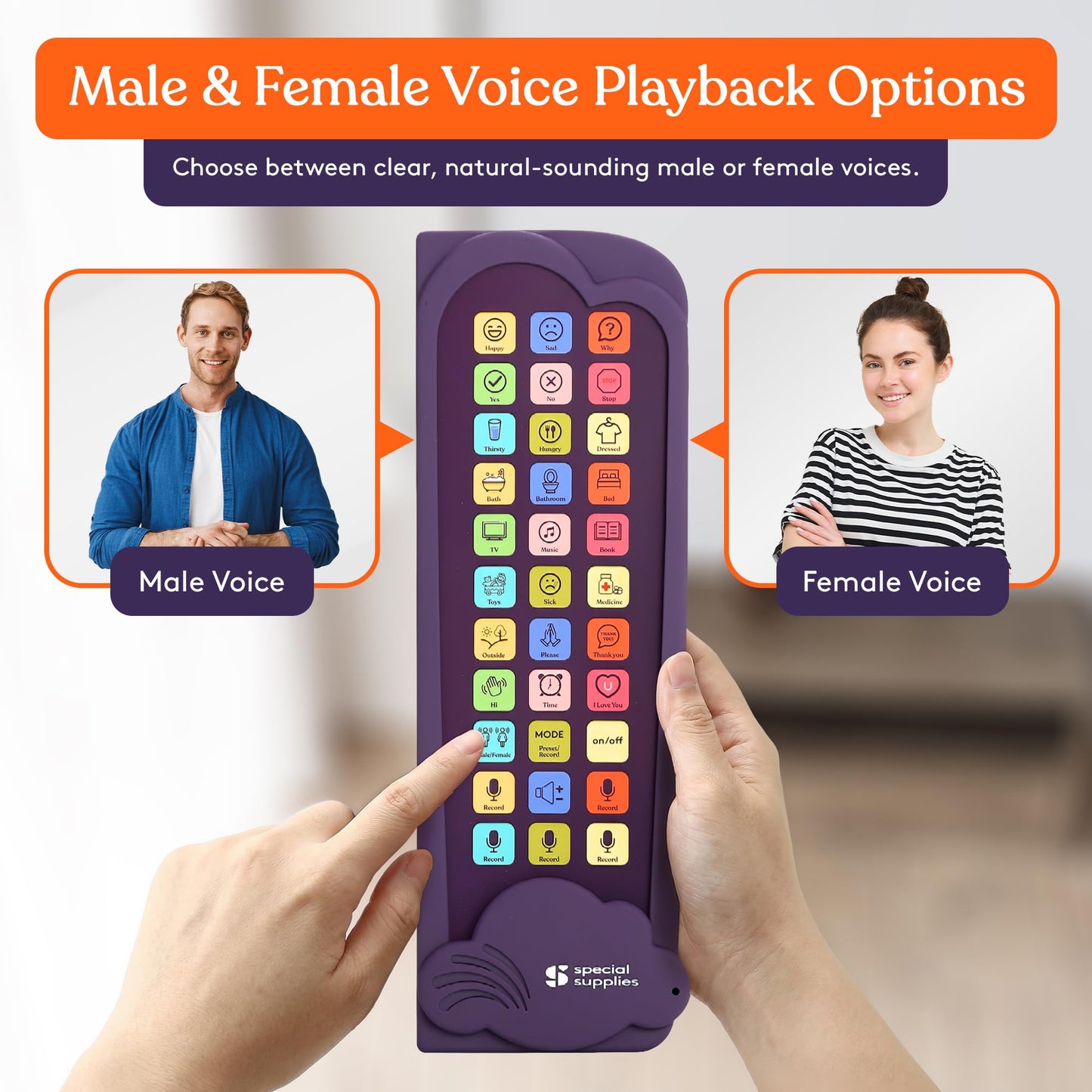 Special Supplies AAC Communication Device for Speech Therapy, Talker Buddy Communication Device for Non Verbal Kids & Adults, Talking Aids for Home or School + Travel Bag (Talker Buddy Cloud)