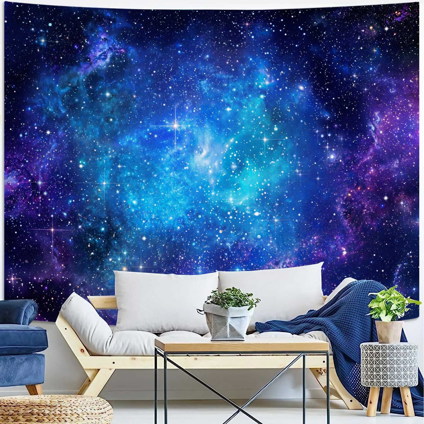Spenlife Space Tapestry Star Wall Tapestry Galaxy Wall Hanging Tapestries for Bedroom Perfect for Living Room, Bedroom, Dorm Decor Space2 44×60 Inches