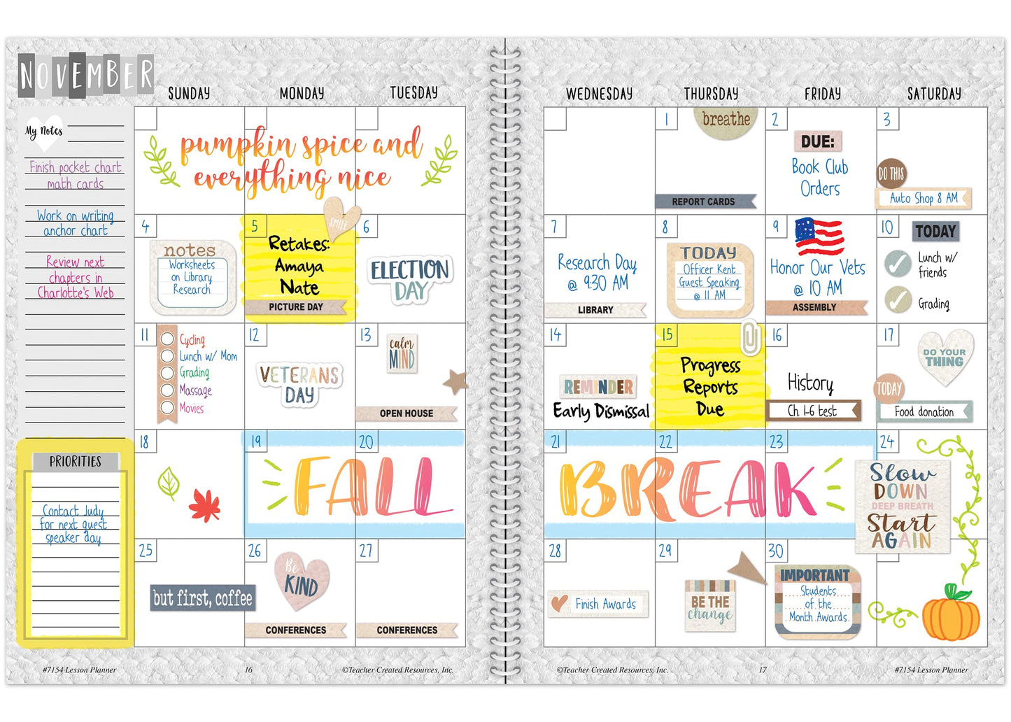 Teacher Created Resources Everyone is Welcome Lesson Planner (TCR7154)