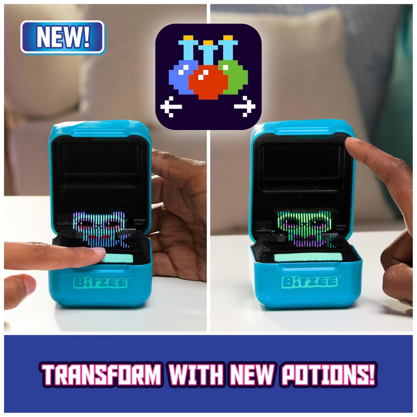 BITZEE, Magicals with 20 Interactive Characters Inside, Reacts to Touch, Digital Pet Kids Toys for Ages 5 and up