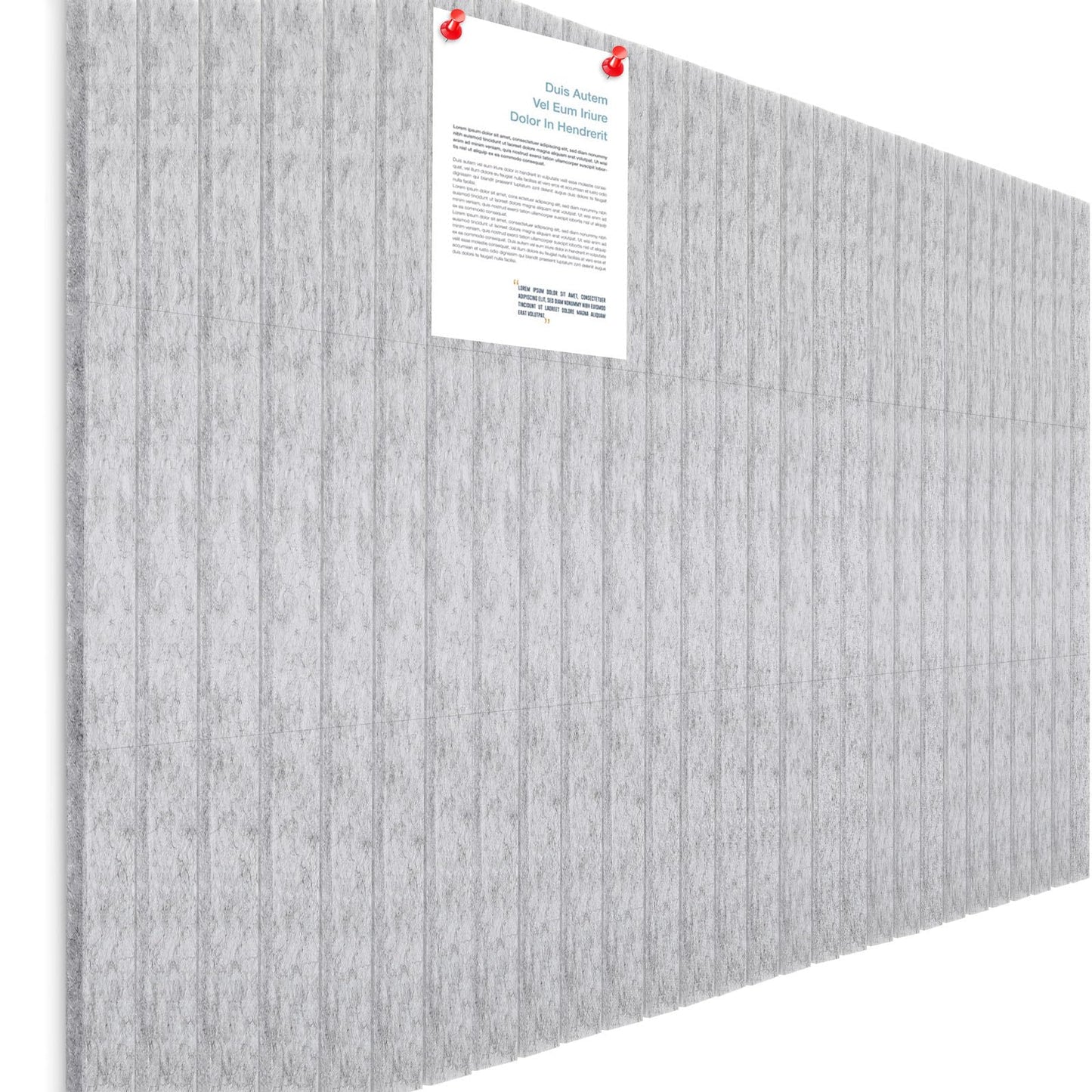 Honoson 12 Pack 48"x 36" Large Cork Board Alternative Felt Bulletin Board Wall Tiles with Safe Square Adhesive Roll Cork Tiles for Walls Home Office Classroom Back to School Pin Panels(Marble Gray)