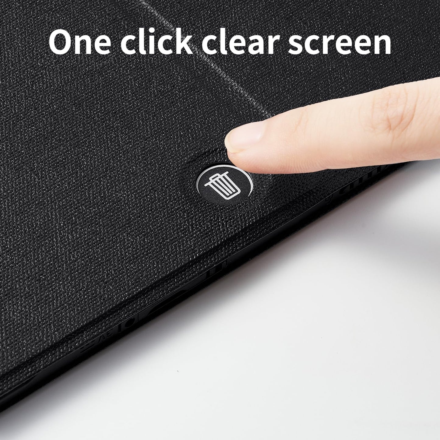 LCD Writing Tablet 11.5 Inch with Case, Bezel-Free Large Screen Graphics Drawing Tablet, Ultra-Slim 0.2in Reusable Digital Notepad for Adults, Electronic Writing Pad for Office Meeting Classroom Home