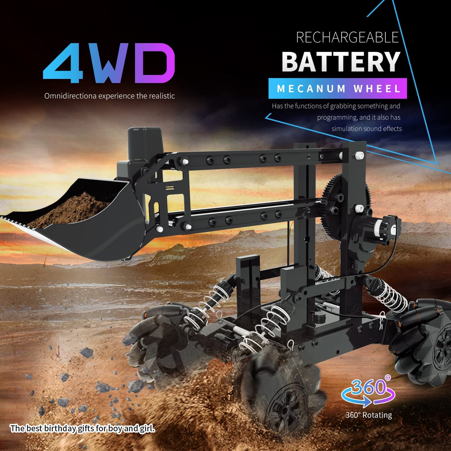 Robotic Arm Kit, STEM Projects for Kids Ages 8-12, Science Kits Electronic Robot Arm for Boys & Girls to Learn Programming/Technology, Educational Building Kits for Beginners, Xmas Gifts for Teens