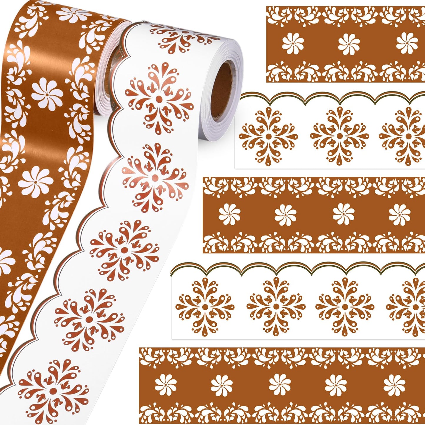 Trandraft 2 Rolls 65.6ft Mexican Bulletin Board Borders Cielito Lindo Bulletin Border Classroom Decorations Back to School Trim Borders for School Fiesta Office Cielito Lindo Party Decoration