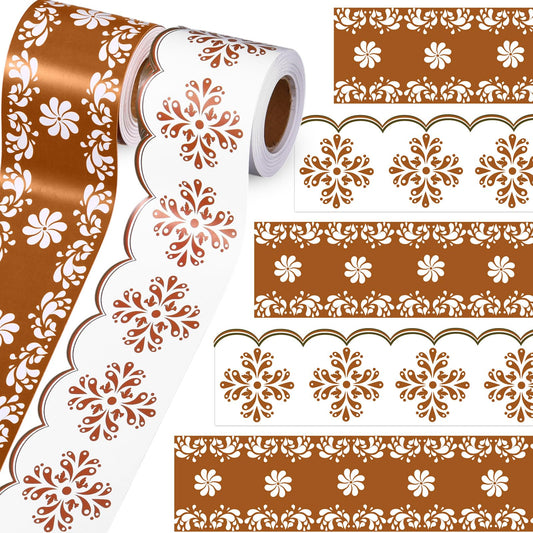 Trandraft 2 Rolls 65.6ft Mexican Bulletin Board Borders Cielito Lindo Bulletin Border Classroom Decorations Back to School Trim Borders for School Fiesta Office Cielito Lindo Party Decoration